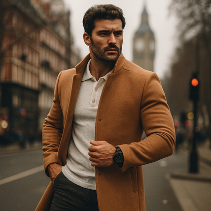 Noah | Men’s Minimalist Tailored Coat