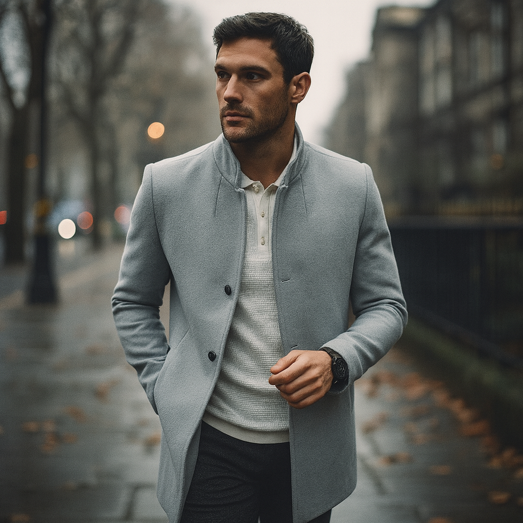 Noah | Men’s Minimalist Tailored Coat