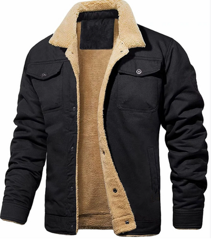 Ocampo | Men’s Shearling Lined Winter Jacket