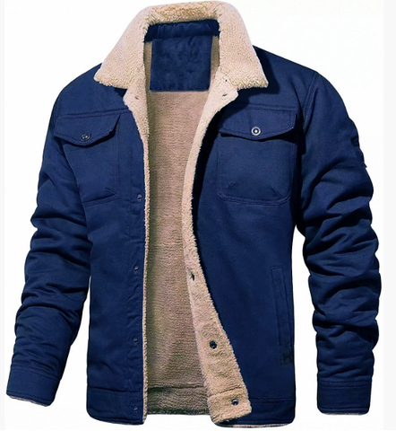 Ocampo | Men’s Shearling Lined Winter Jacket