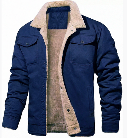 Ocampo | Men’s Shearling Lined Winter Jacket