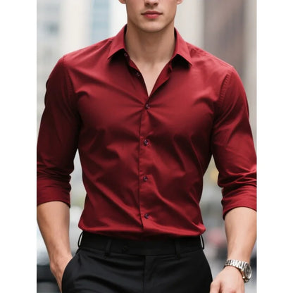 Rory | Men’s Slim Fit White Button Down Shirt