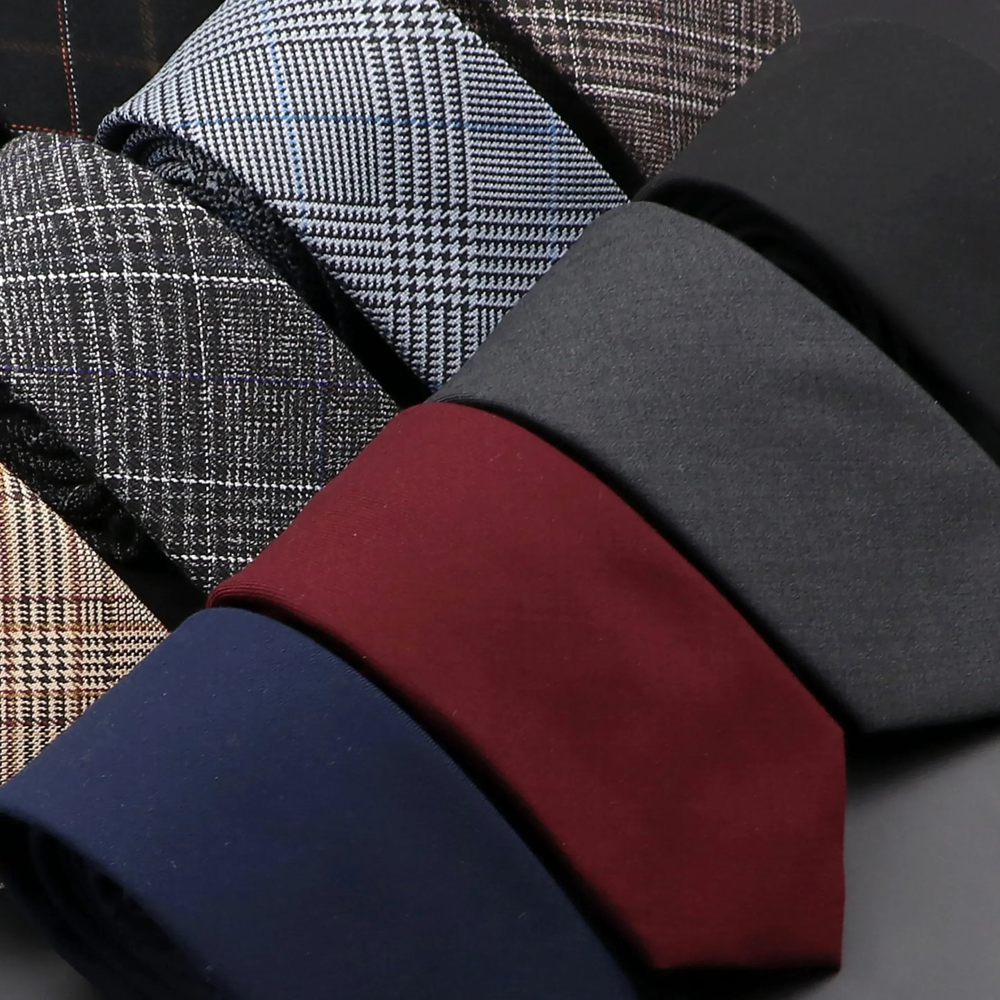 Langdon | Men’s Slim Solid Colour Tie