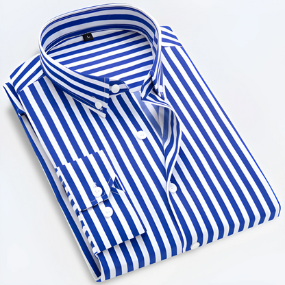 Elino | Men’s Striped Long Sleeve Shirt