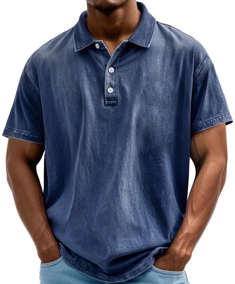 Marlo | Men’s Washed Vintage Polo Shirt