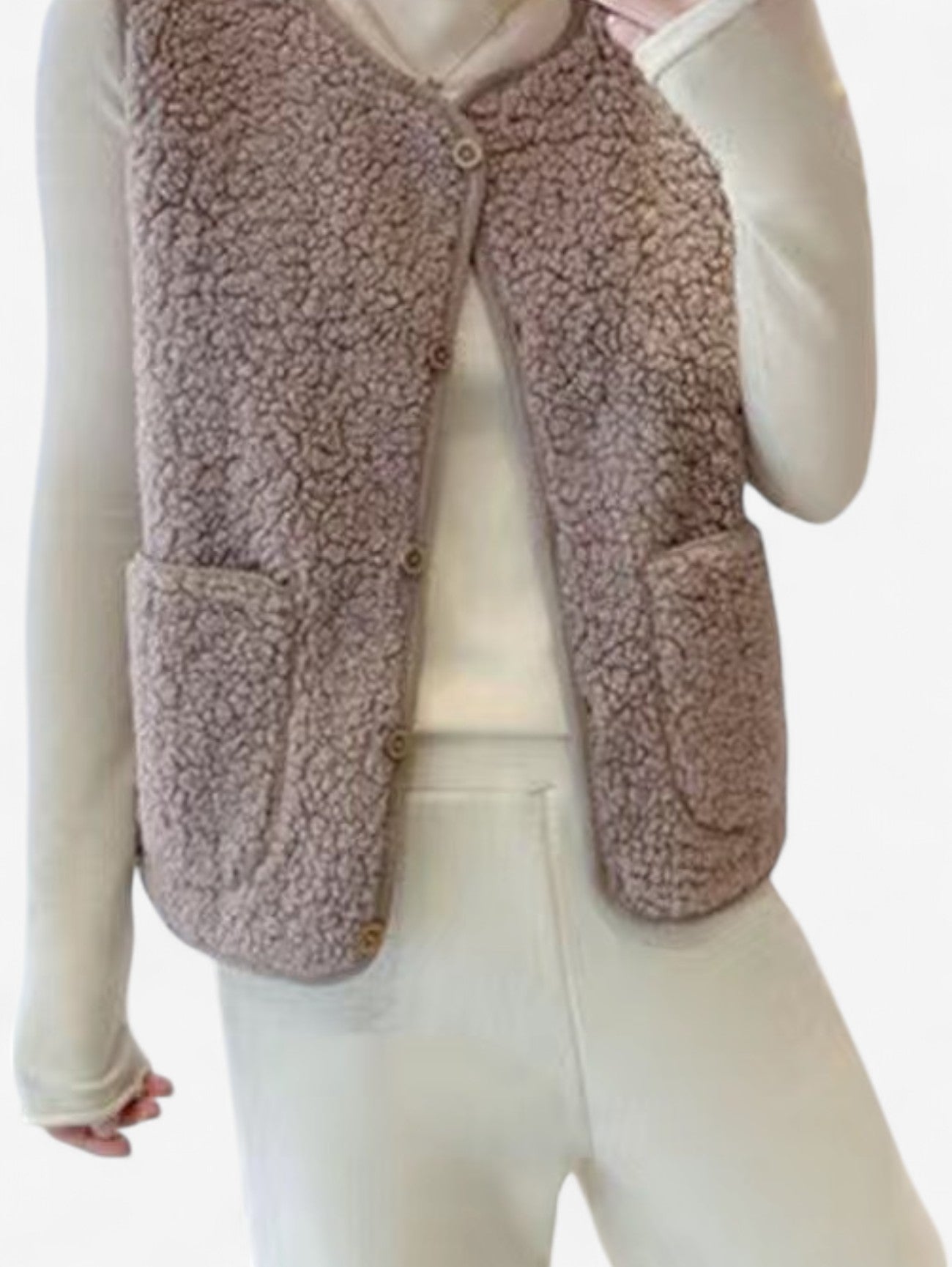 Lerina | Women’s Sleeveless Button-Down Gilet Vest