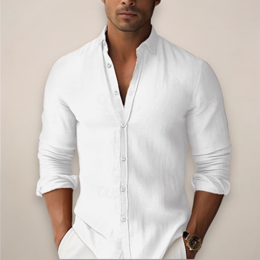 Orvyn | Men’s Lightweight Linen Blend Summer Shirt