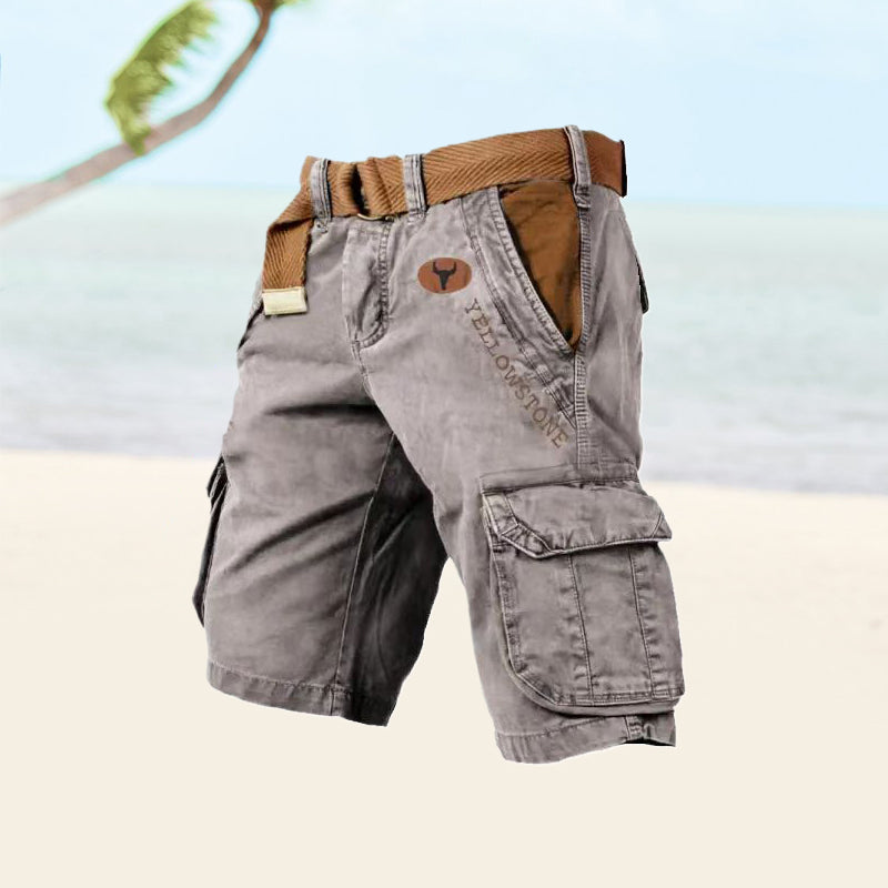 Ravex | Men’s Belted Cargo Shorts