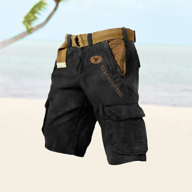 Ravex | Men’s Belted Cargo Shorts