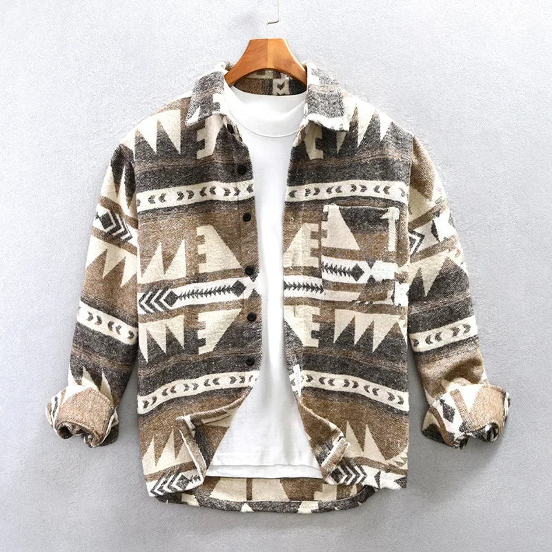 Ravien | Men’s Patterned Overshirt
