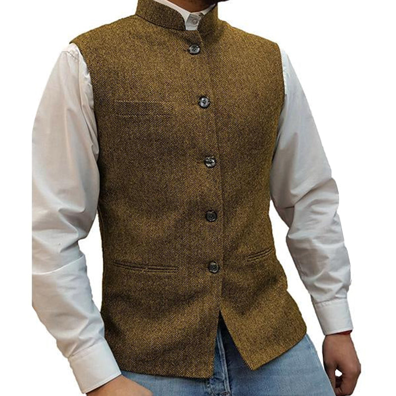 Rendaj | Men’s Stand Collar Vest