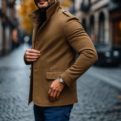 Valen | Men’s Wool Tailored Overcoat