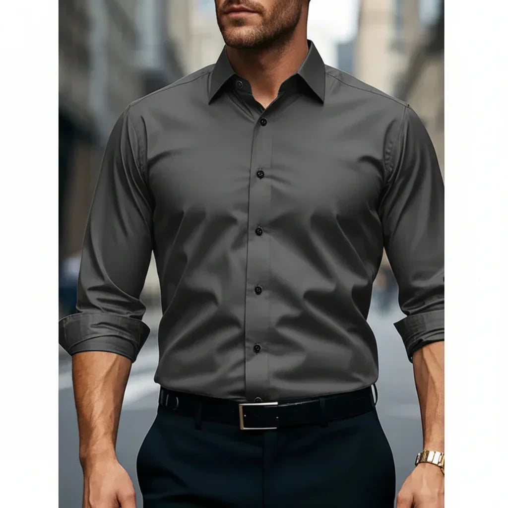 Rory | Men’s Slim Fit White Button Down Shirt