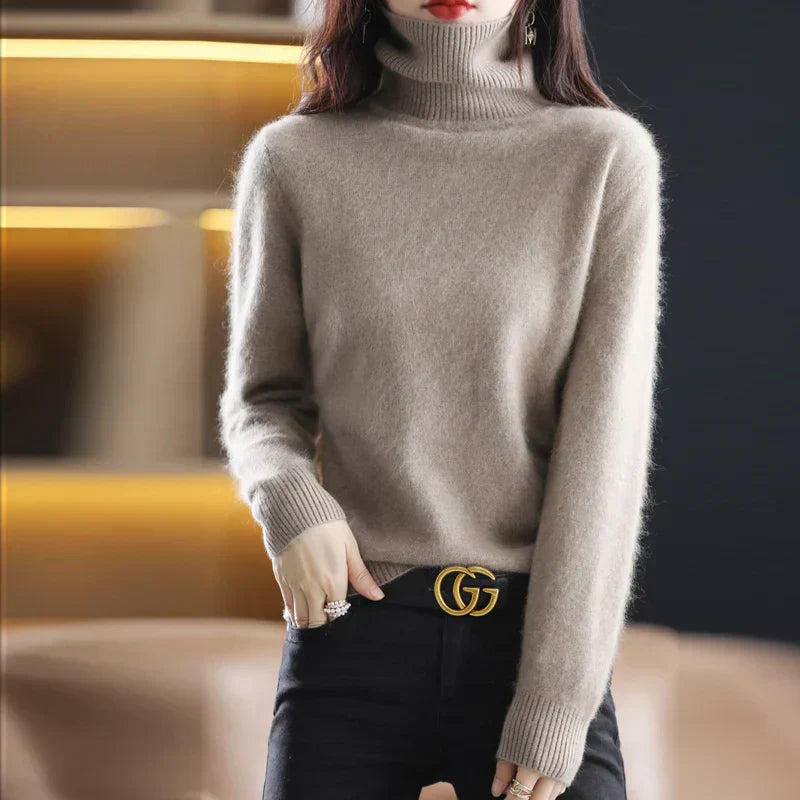 Letizia | Women’s Luxury Cashmere Turtleneck Sweater