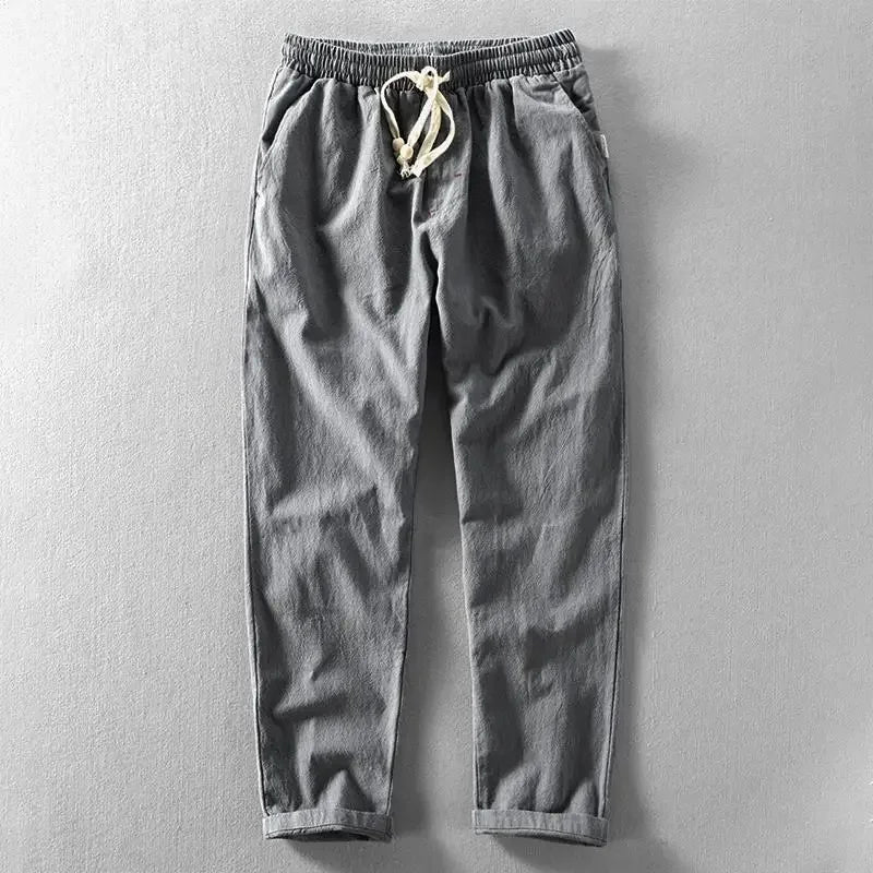 Leman | Men’s Linen Summer Trousers