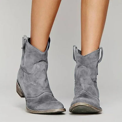 Jianna | Women’s Vintage Cowboy Ankle Boots