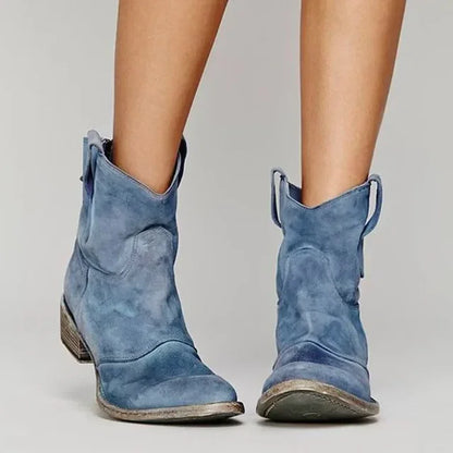 Jianna | Women’s Vintage Cowboy Ankle Boots