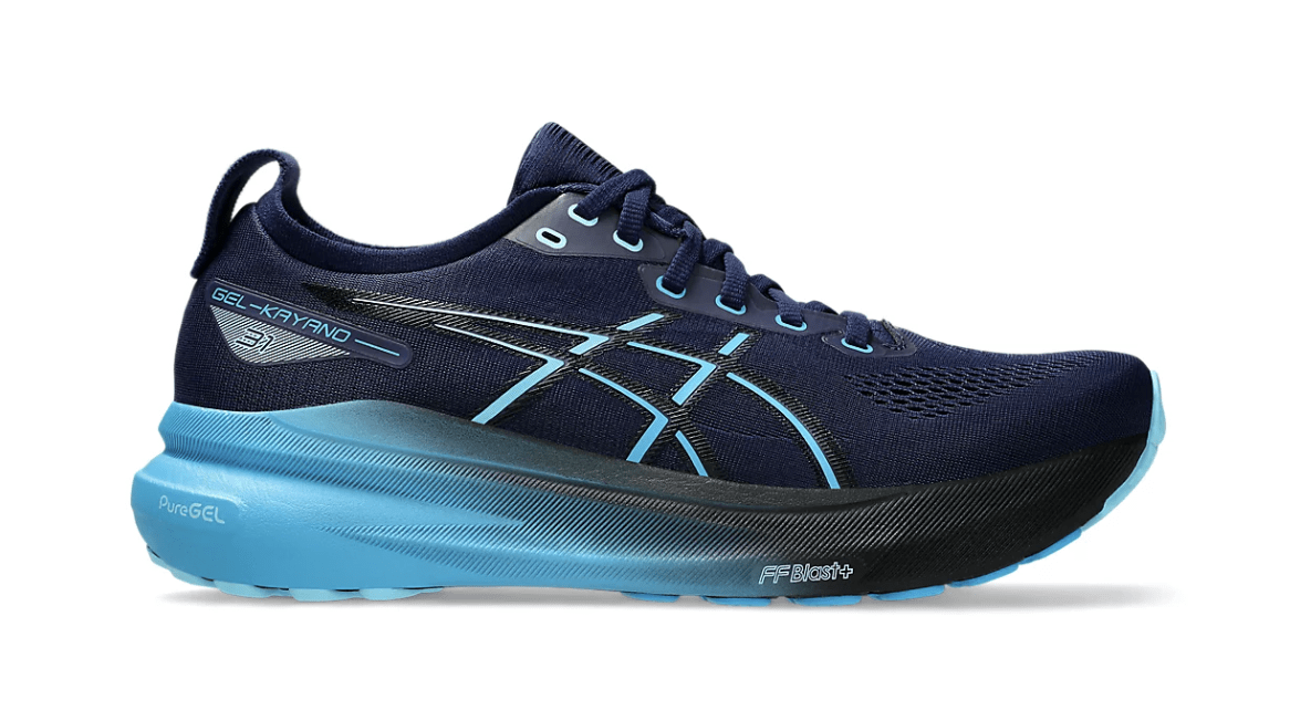 Gel Kayano 31 Stability Running Shoes Cushioned Support Breathable Trainers