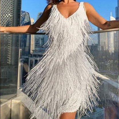 Selba | Women’s Fringe Mini Party Dress