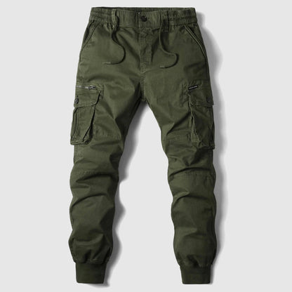 Ravien | Men’s Drawstring Cuffed Cargo Joggers
