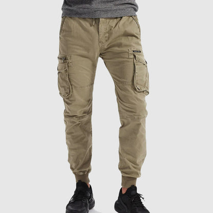 Ravien | Men’s Drawstring Cuffed Cargo Joggers