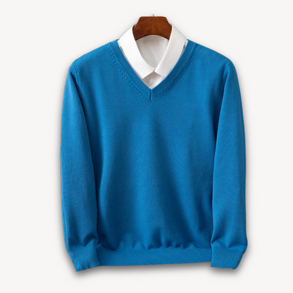 Vanelo | Men’s Premium Soft Blend V-Neck Sweater