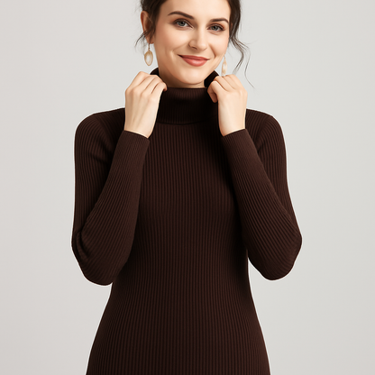 Charlee | Women’s Ribbed Turtleneck Sweater
