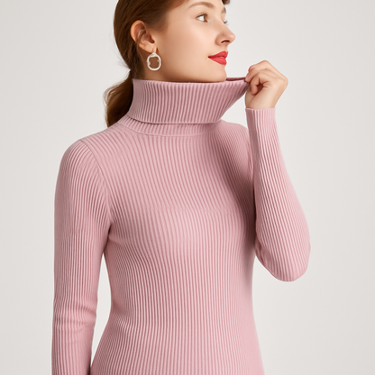 Charlee | Women’s Ribbed Turtleneck Sweater