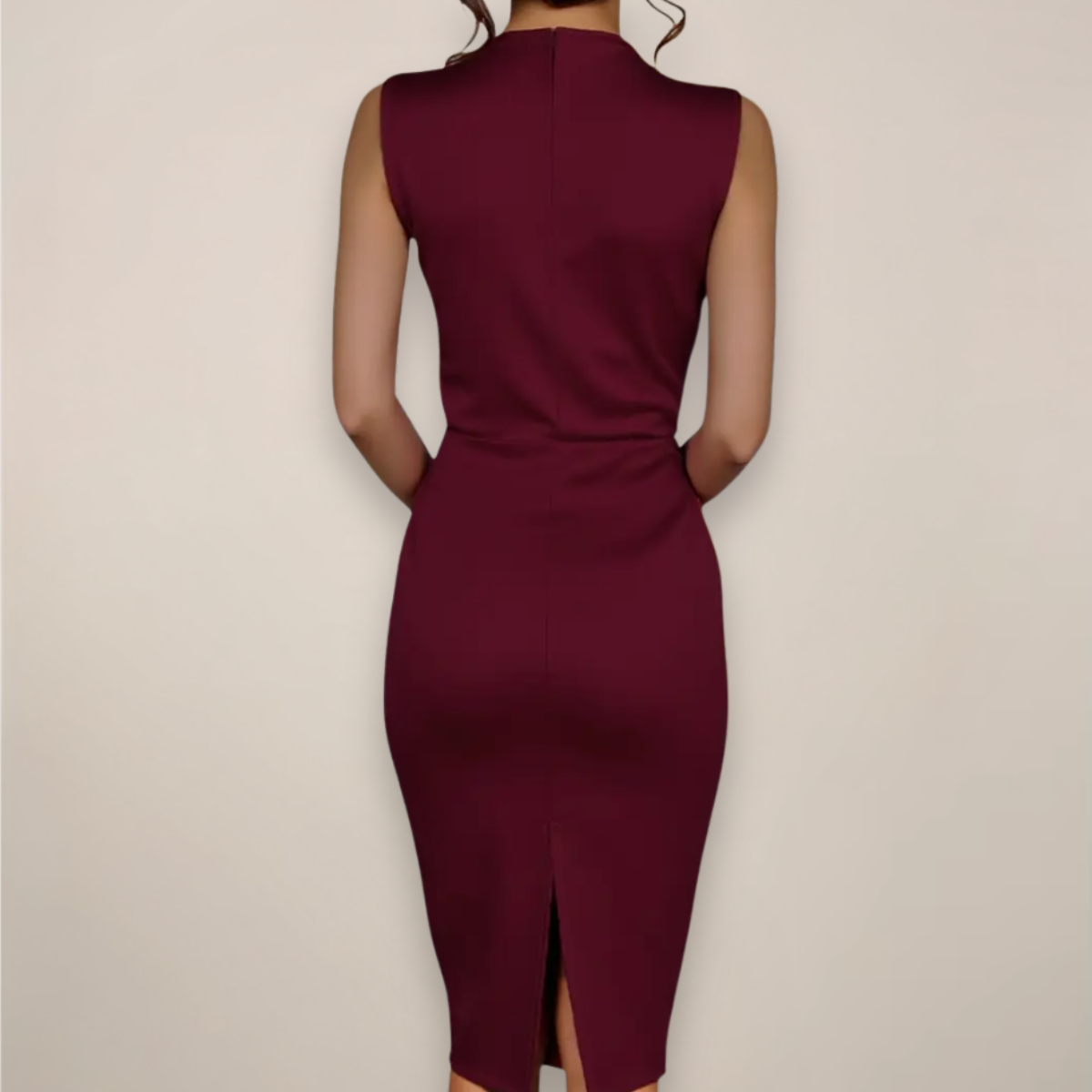 Ciana | Women’s Sleeveless Sheath Midi Dress