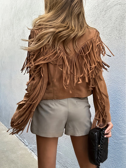 Zalira | Women’s Fringe Cropped Jacket