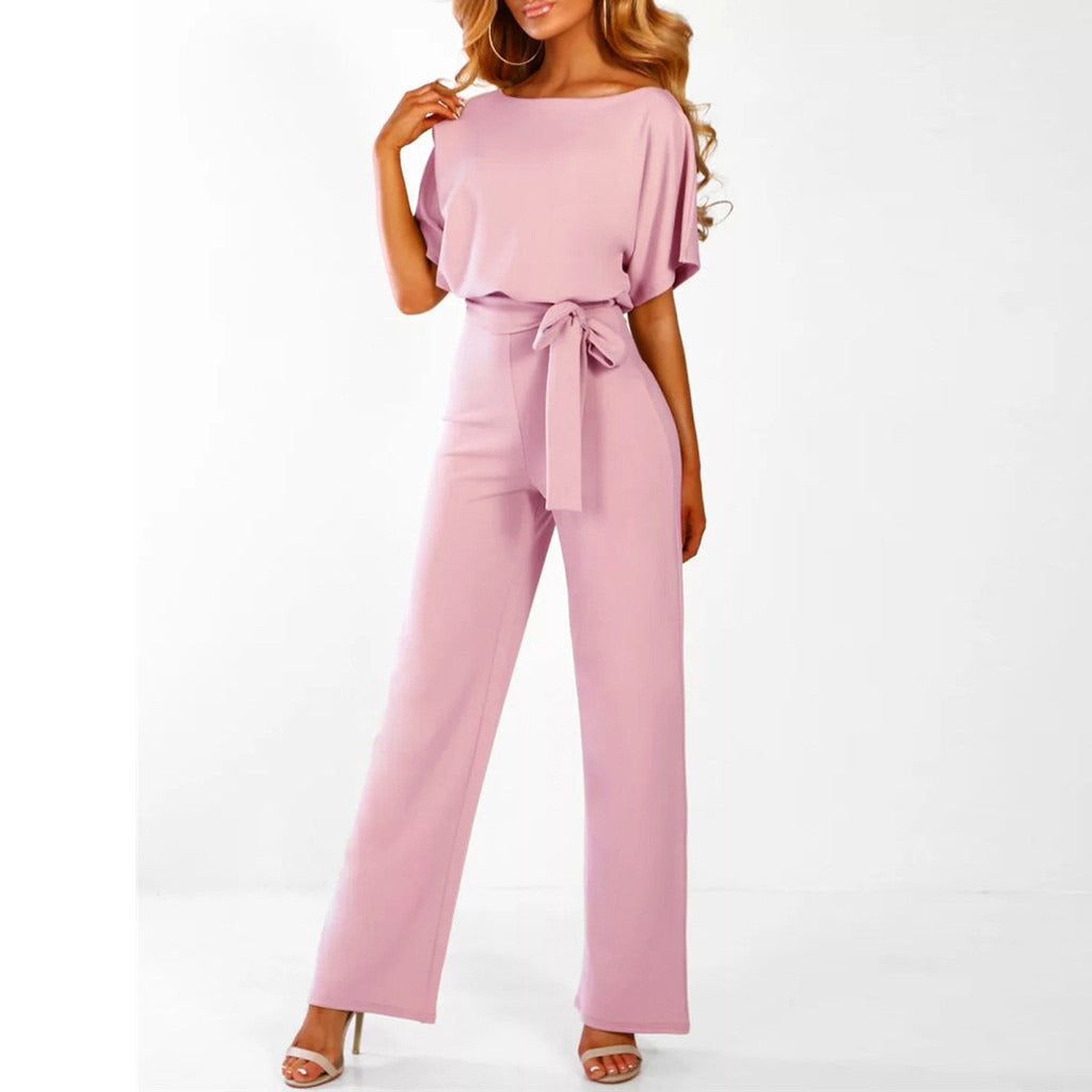 Sabheena | Women’s Belted Elegant Jumpsuit
