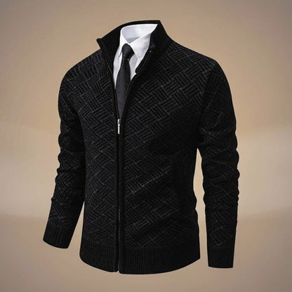Zoro | Men’s Organic Cotton Blend Zig-Zag Jacket