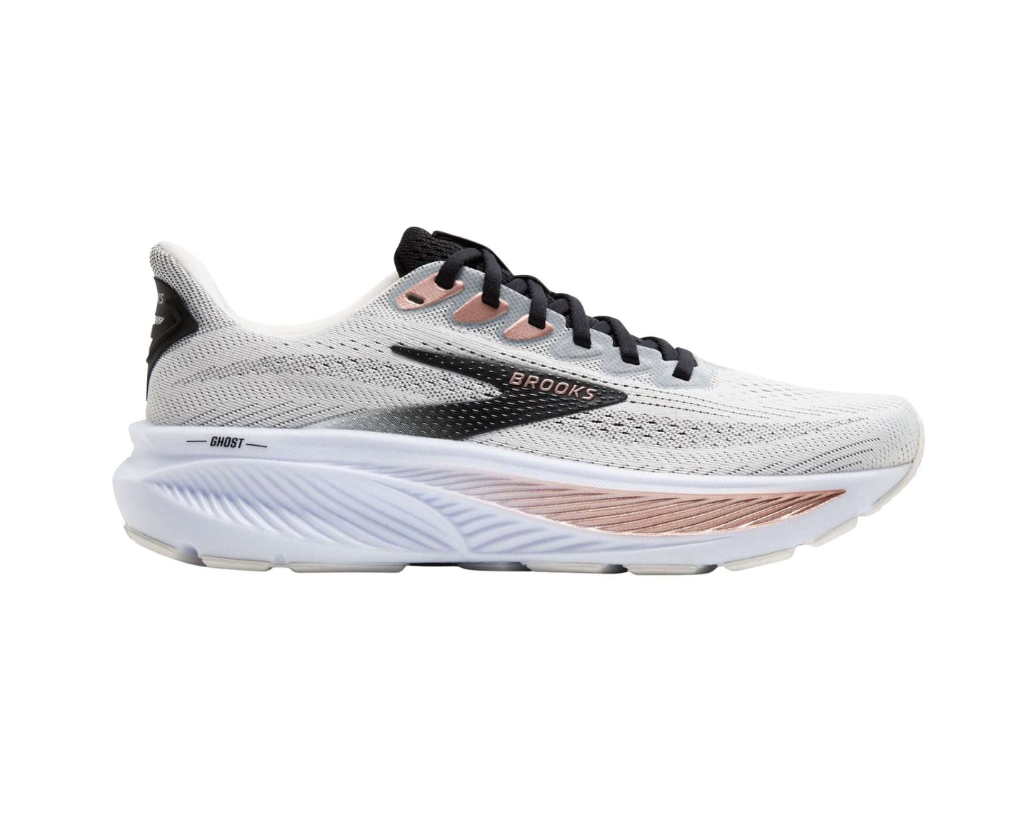Brooks Ghost 17 Women’s Wide Running Shoes – Cushioned Road Running Trainers for Everyday Comfort