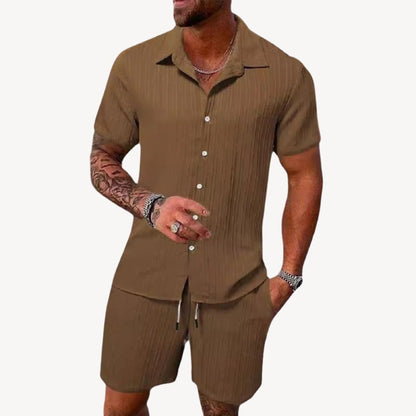Nicson | Men’s Casual Shirt & Shorts Set