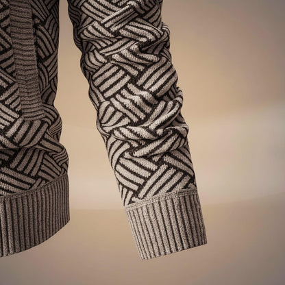 Zoro | Men’s Organic Cotton Blend Zig-Zag Jacket