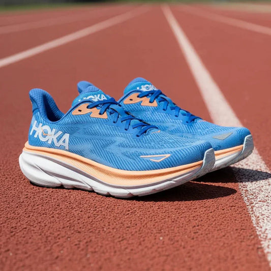 Hoka Clifton 9 Lightweight Running Shoes Cushioned Breathable Comfort Trainers