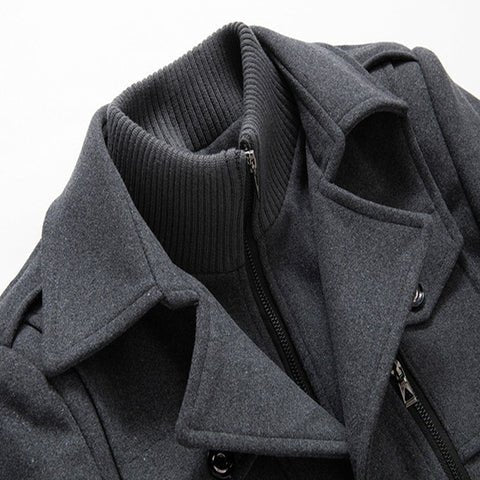 Johanes | Men’s Double-Layer Elegant Coat