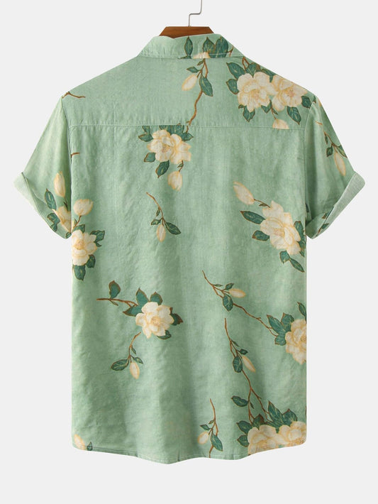 Florein | Men’s Floral Short Sleeve Shirt