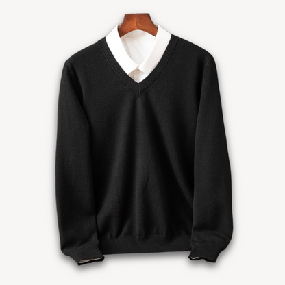 Vanelo | Men’s Premium Soft Blend V-Neck Sweater