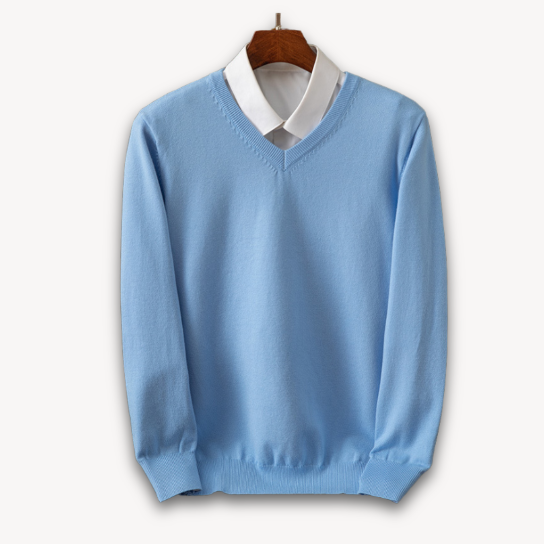 Vanelo | Men’s Premium Soft Blend V-Neck Sweater