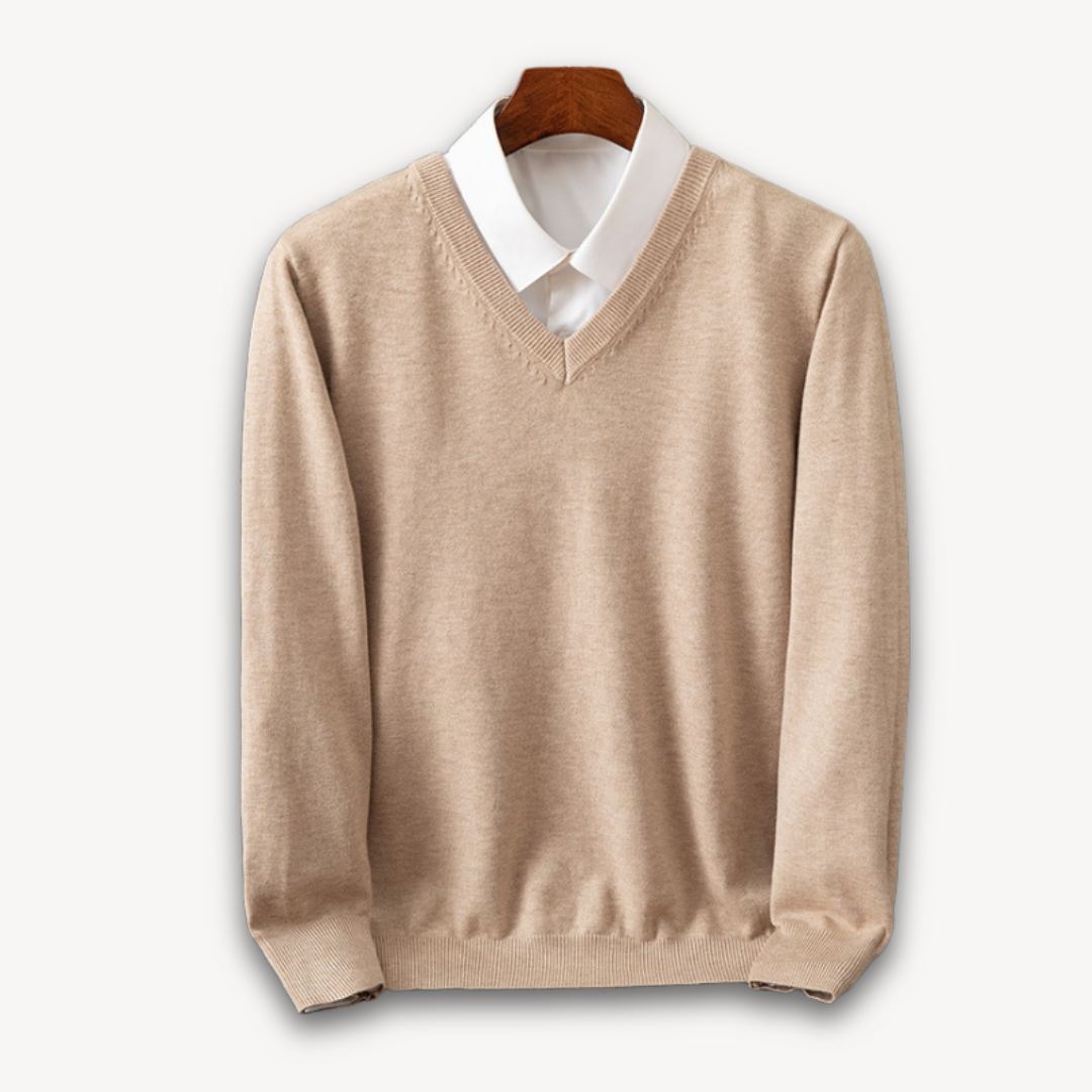 Vanelo | Men’s Premium Soft Blend V-Neck Sweater