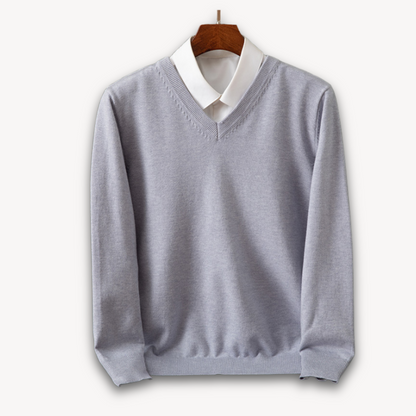 Vanelo | Men’s Premium Soft Blend V-Neck Sweater