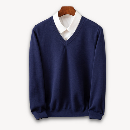 Vanelo | Men’s Premium Soft Blend V-Neck Sweater