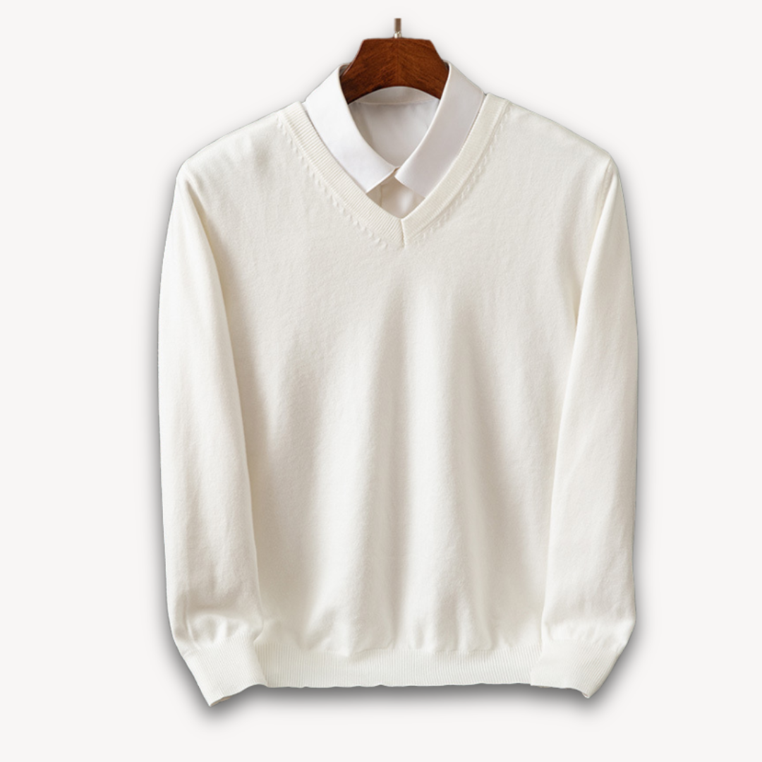 Vanelo | Men’s Premium Soft Blend V-Neck Sweater