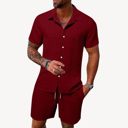 Nicson | Men’s Casual Shirt & Shorts Set
